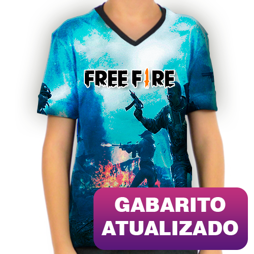 Camisa Gola V Com Manga Infantil