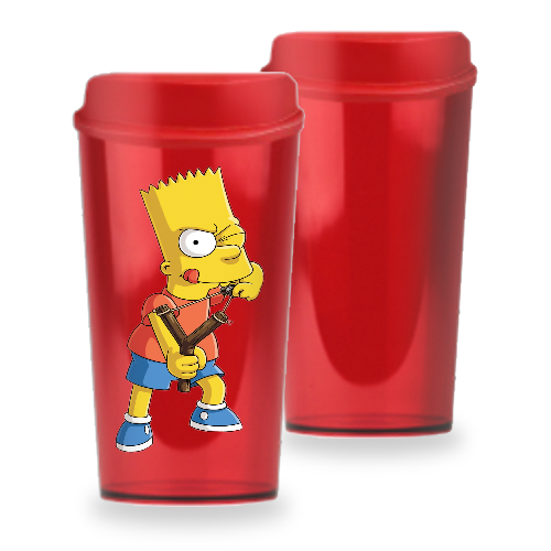 Copo Twister | 575ml | Vermelho Cristal