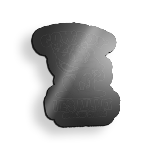 Placa Acrílico A3 | 44x33cm | Acrílico Preto - 3mm