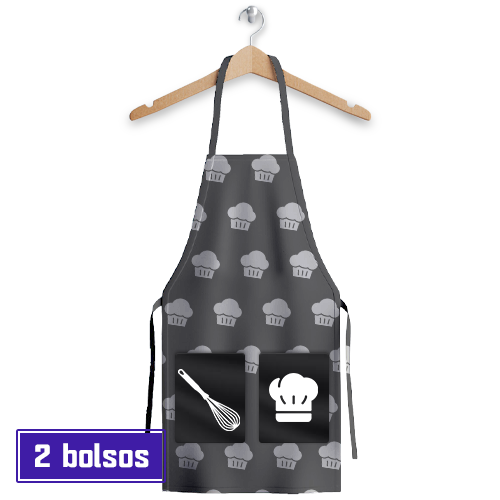 Avental Com Bolso | 60x80cm | 2 Bolsos