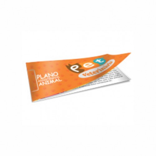 Capa de Carnê Offset 240g | 10x42cm | 4/1