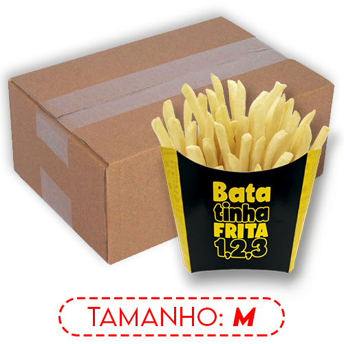 BATATA FRITA | M | NEW PRETA | CAIXA: 1750UNDS