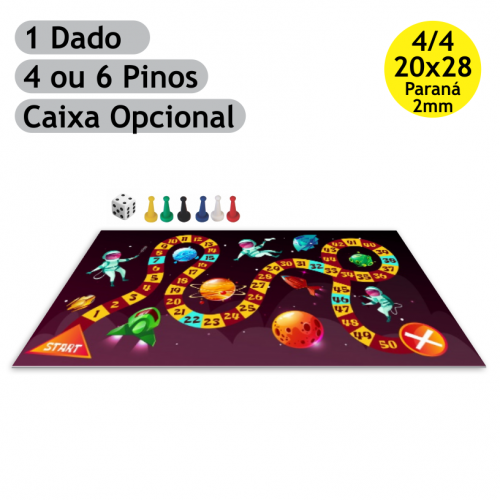 Jogo de Tabuleiro | 20x28cm | Paraná 2mm